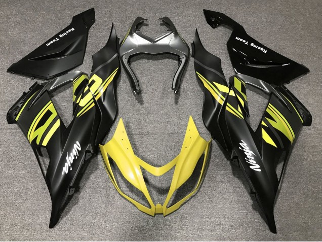Acquista Carena Moto Kawasaki ZX6R 2013-2018 - Nero Opaco Giallo