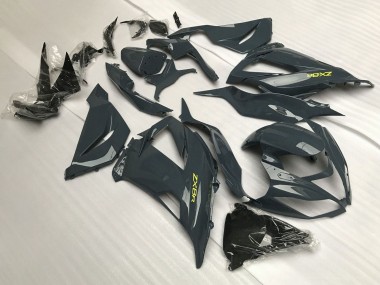Acquista Carena Moto Kawasaki ZX6R 2013-2018 - Grigio Scuro Giallo