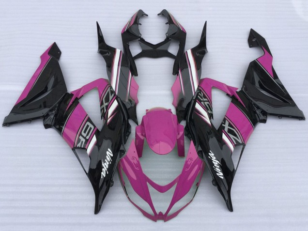 Acquista Carena Moto Kawasaki ZX6R 2013-2018 - Rosa Nero Bianco