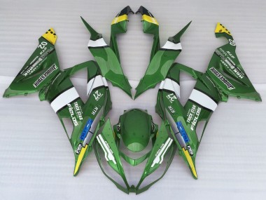 Acquista Carena Moto Kawasaki ZX6R 2013-2018 - Verde Giallo Blu Bianco