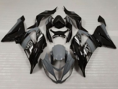 Acquista Carena Moto Kawasaki ZX6R 2013-2018 - Nardo Grigio Nero Lucido