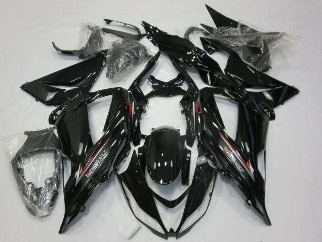 Acquista Carena Moto Kawasaki ZX6R 2013-2018 - Nero Lucido Argento Rosso