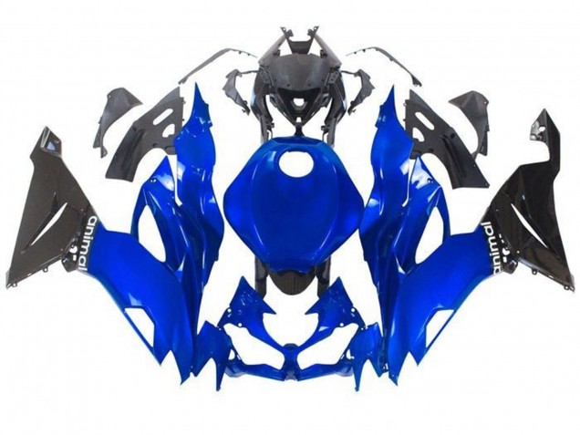 Acquista Carena Moto Kawasaki ZX6R 2019-2022 - Blu Nero Lucido