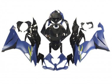 Acquista Carena Moto Kawasaki ZX6R 2019-2022 - Blu Opaco Nero Lucido