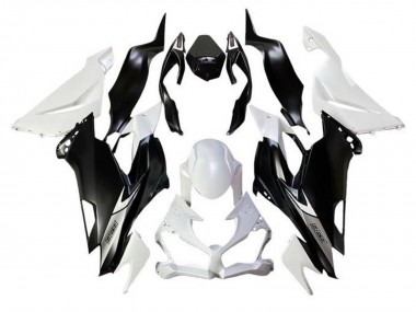 Acquista Carena Moto Kawasaki ZX6R 2019-2022 - Bianco Nero Opaco