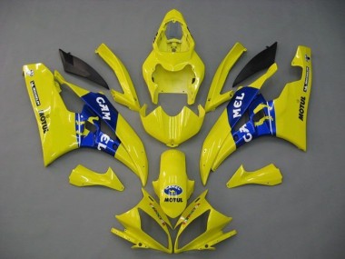 Acquista Carena Moto Yamaha YZF R6 2006-2007 - Giallo Blu Motul Michelin Cammello