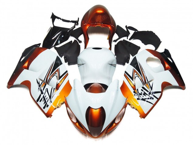 Acquista Carena Moto Suzuki GSXR1000 1996-2007 - Bianco Arancia Nero