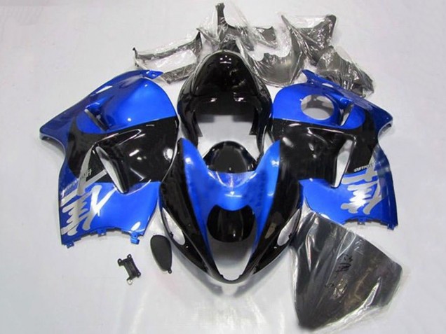 Acquista Carena Moto Suzuki GSXR 1300 Hayabusa 1996-2007 - Blu Chrome Nero