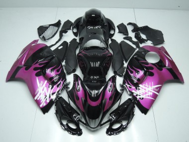 Acquista Carene Moto Suzuki GSXR 1300 Hayabusa 2008-2020 - Nero Lucido Viola Fiamma