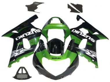 Acquista Carena Moto Suzuki GSXR1000 2000-2002 - Verde Nero Lucido Grigio Bianco