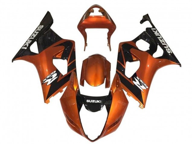 Acquista Carena Moto Suzuki GSXR 1000 2003-2004 - Arancia Nero Bianco