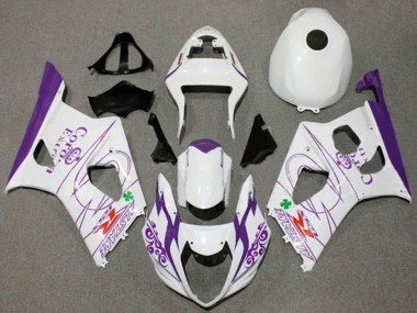 Acquista Carena Moto Suzuki GSXR 1000 2003-2004 - Bianco Viola Corona Alstare
