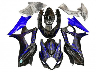 Acquista Carena Moto Suzuki GSXR 1000 2005-2006 - Nero Blu Fiamma