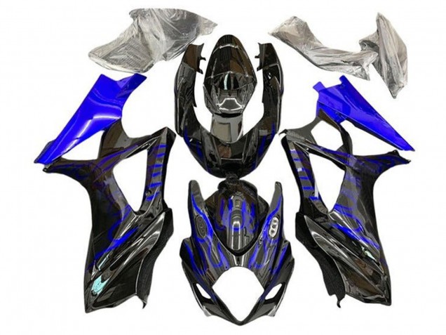 Acquista Carena Moto Suzuki GSXR 1000 2005-2006 - Nero Blu Fiamma
