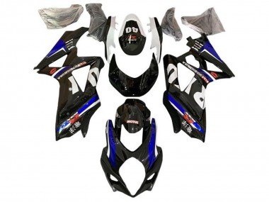 Acquista Carena Moto Suzuki GSXR 1000 2005-2006 - Nero Blu Bianco Rosso Yoshimura