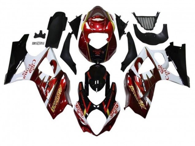 Acquista Carena Moto Suzuki GSXR 1000 2005-2006 - Nero Rosso Bianco Oro