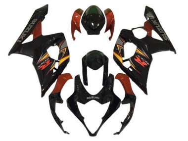 Acquista Carena Moto Suzuki GSXR 1000 2005-2006 - Nero Rosso Giallo Grigio