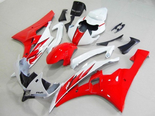 Acquista Kit Carena Moto ABS Yamaha YZF R6 2006-2007 - Bianco Rosso