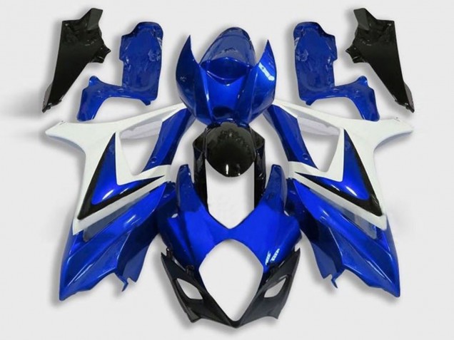 Acquista Carena Moto Suzuki GSXR 1000 2005-2006 - Bianco Blu Nero