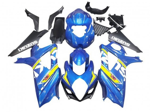 Acquista Carena Moto Suzuki GSXR 1000 2005-2006 - Blu Giallo Bianco Nero