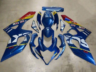 Acquista Carena Moto Suzuki GSXR 1000 2005-2006 - Blu Bianco Giallo Rosso