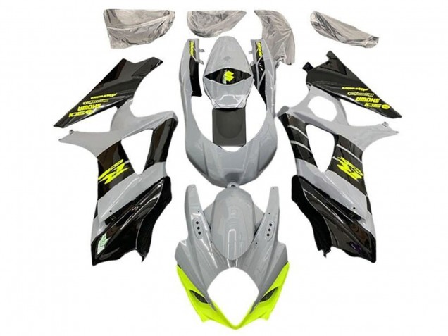 Acquista Carena Moto Suzuki GSXR 1000 2005-2006 - Grigio Nero Neon Giallo