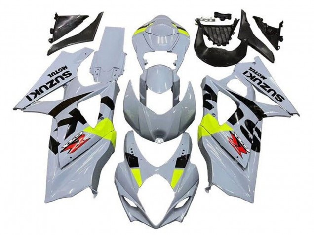 Acquista Carena Moto Suzuki GSXR 1000 2005-2006 - Grigio Nero Neon Giallo Rosso