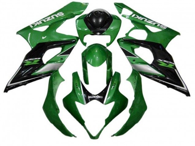 Acquista Carena Moto Suzuki GSXR 1000 2005-2006 - Verde Nero Argento