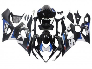 Acquista Carena Moto Suzuki GSXR 1000 2005-2006 - Nero Opaco Blu Bianco