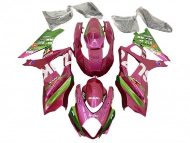 Acquista Carena Moto Suzuki GSXR 1000 2005-2006 - Rosa Verde