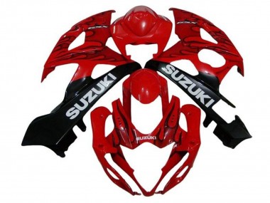 Acquista Carena Moto Suzuki GSXR 1000 2005-2006 - Rosso Nero Fiamma Bianco