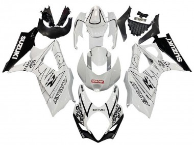Acquista Carena Moto Suzuki GSXR 1000 2005-2006 - Bianco Nero Corona Motul