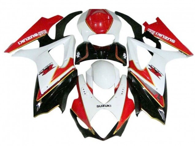 Acquista Carena Moto Suzuki GSXR 1000 2005-2006 - Bianco Rosso Nero Oro