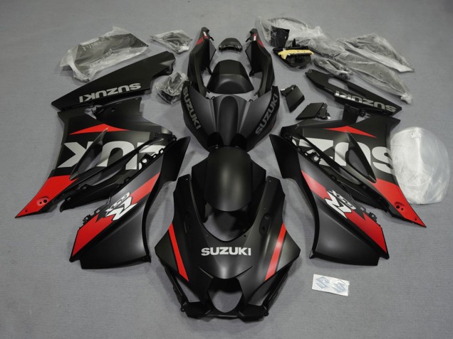Acquista Carena Moto Suzuki GSXR1000 2017-2024 - Nero Opaco Rosso Grigio Bianco