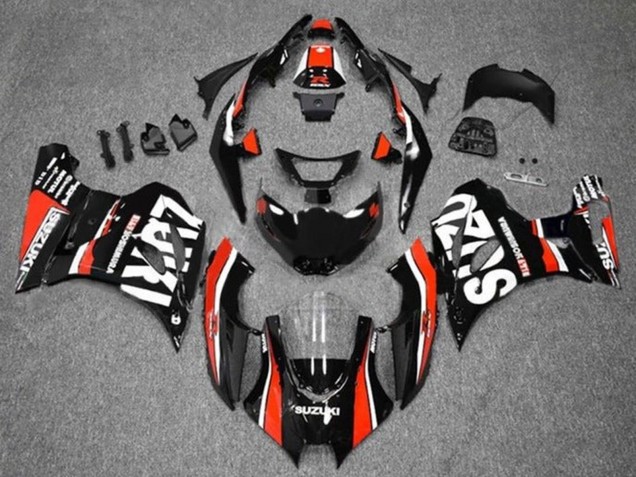 Acquista Carena Moto Suzuki GSXR1000 2017-2024 - Nero Rosso Bianco Banda