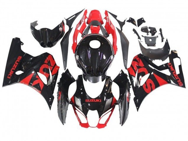 Acquista Carena Moto Suzuki GSXR1000 2017-2024 - Nero Rosso