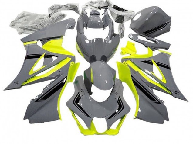 Acquista Carena Moto Suzuki GSXR1000 2017-2024 - Grigio Giallo Nero