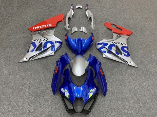 Acquista Carena Moto Suzuki GSXR1000 2017-2024 - Blu Argento Rosso