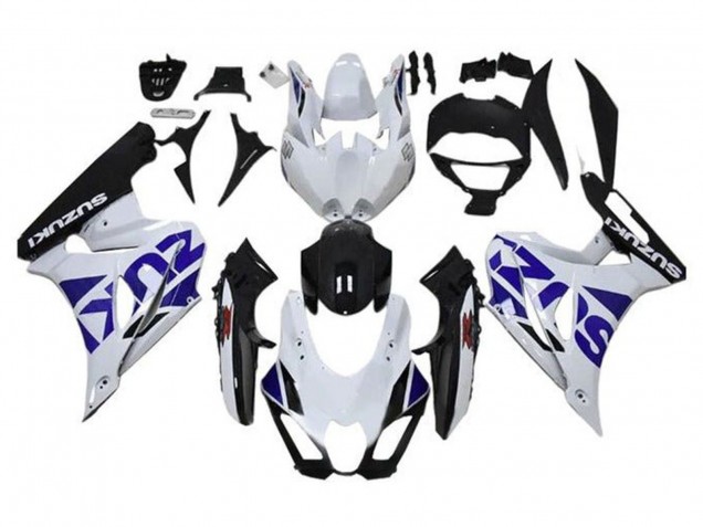 Acquista Carena Moto Suzuki GSXR1000 2017-2024 - Bianco Blu Nero