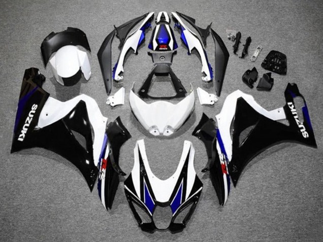 Acquista Carena Moto Suzuki GSXR1000 2017-2024 - Bianco Blu Nero