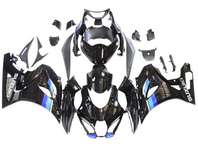 Acquista Carena Moto Suzuki GSXR1000 2017-2024 - Nero Blu Banda