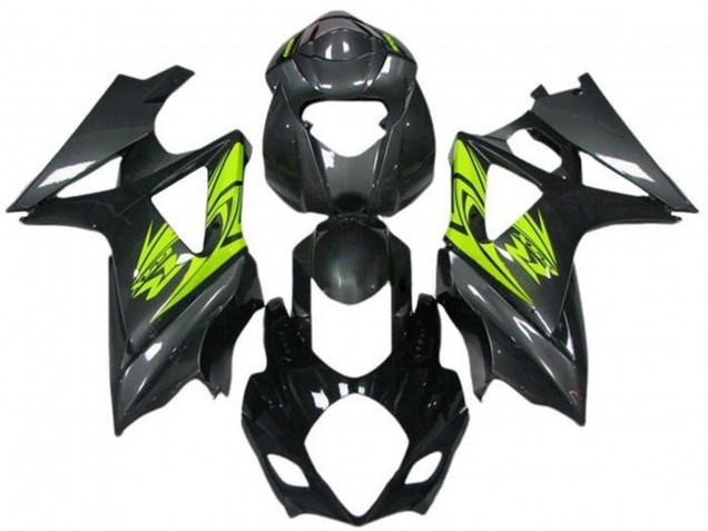 Acquista Carena Moto Suzuki GSXR 1000 2007-2008 - Nero Neon Giallo