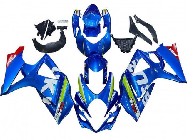Acquista Carena Moto Suzuki GSXR 1000 2007-2008 - Blu Bianco Verde Rosso