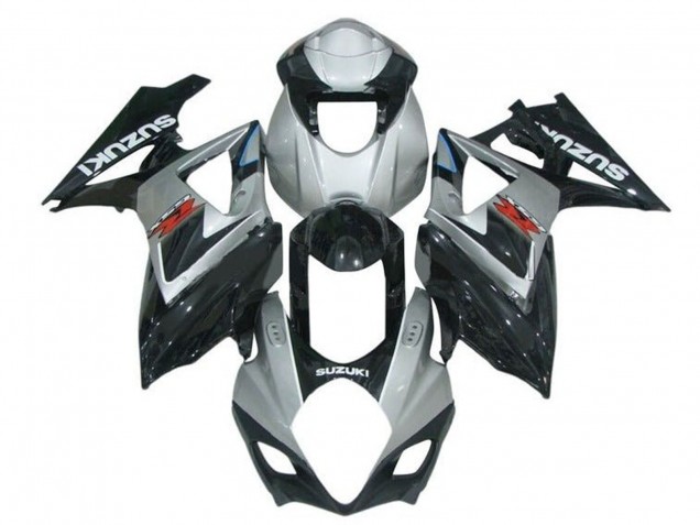 Acquista Carena Moto Suzuki GSXR 1000 2007-2008 - Grigio Nero Lucido Rosso Bianco