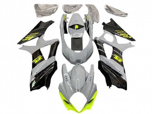 Acquista Carena Moto Suzuki GSXR 1000 2007-2008 - Nardo Grigio Neon Giallo Nero