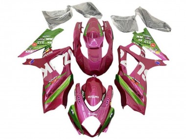 Acquista Carena Moto Suzuki GSXR 1000 2007-2008 - Rosa Verde Bianco