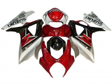 Acquista Carena Moto Suzuki GSXR 1000 2007-2008 - Rosso Nero Argento
