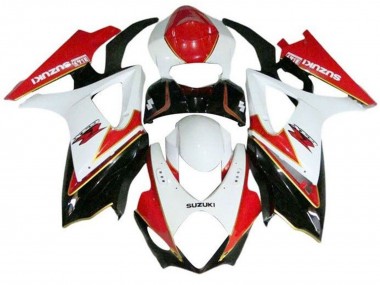 Acquista Carena Moto Suzuki GSXR 1000 2007-2008 - Bianco Rosso Oro Nero
