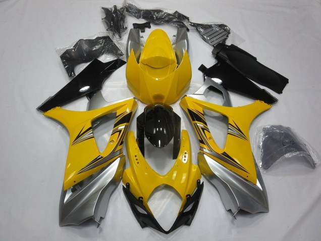 Acquista Carena Moto Suzuki GSXR 1000 2007-2008 - Giallo Argento Nero