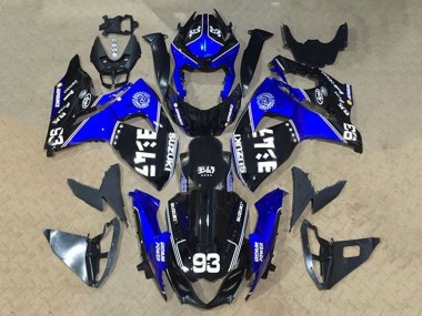 Acquista Carena Moto Suzuki GSXR 1000 2009-2016 - Nero Blu Bianco 93